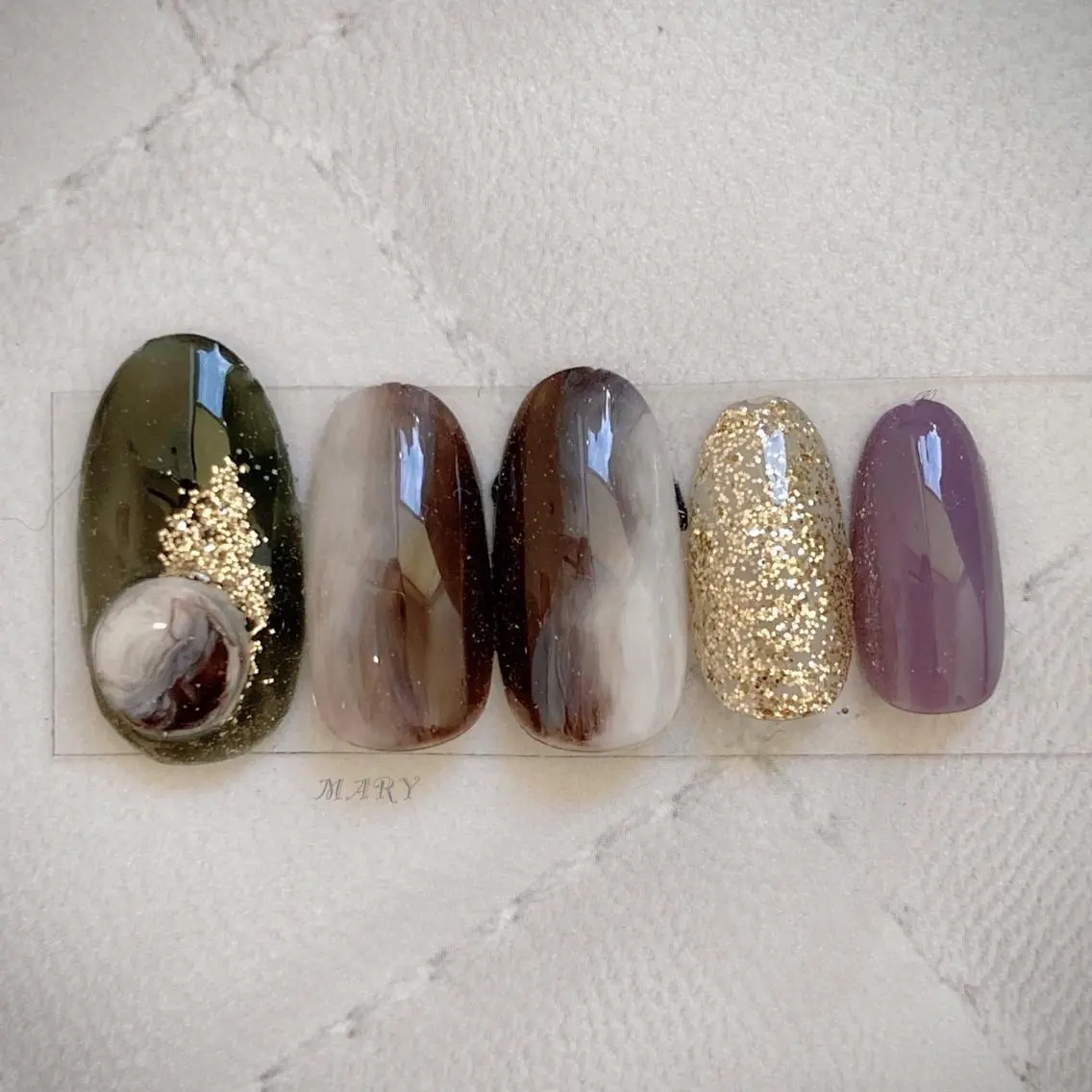 ネイル アートネイル ニュアンスネイル ワンカラーネイル ハンドネイル Mary nail .narumiのネイルデザイン