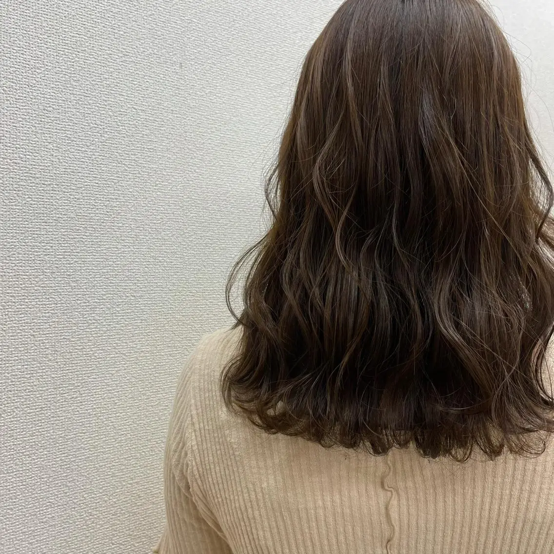 ミディアム カラー もりたみかこ 美容師お休み中のヘアスタイル