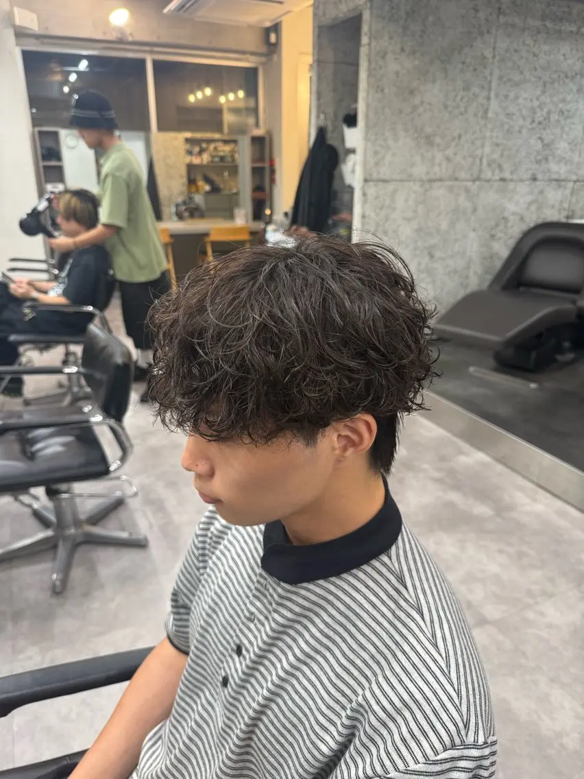 カラー パーマ メンズ カット パーマ 【fifth】 小林直弥のヘアスタイル