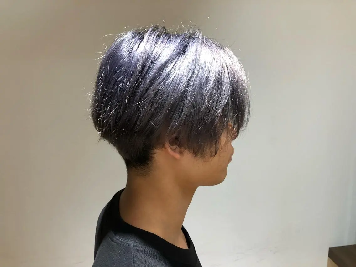 ショート カラー メンズ 美髪改善・レイヤー tadasuke⭐️のヘアスタイル