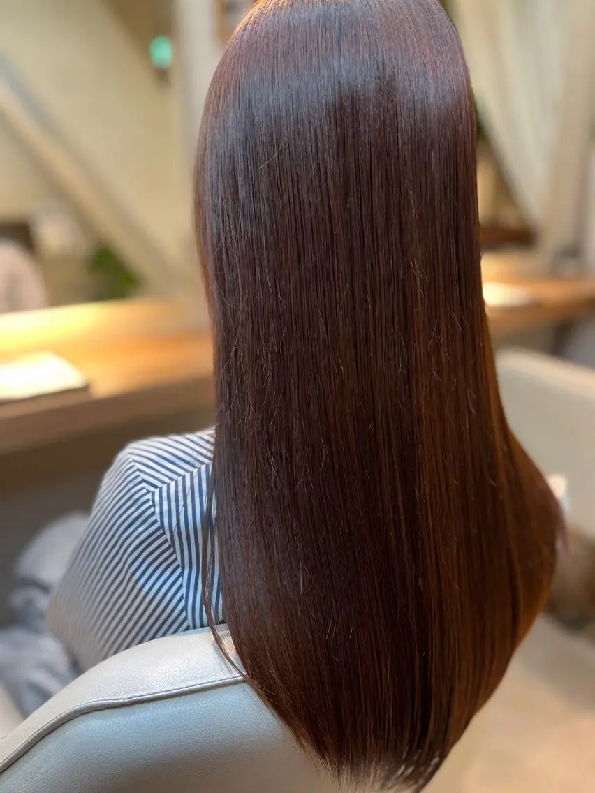 ロング カット ヘアカラー トリートメント 新宿×髪質改善カラー 美髪/艶髪/岩重知弥のヘアスタイル