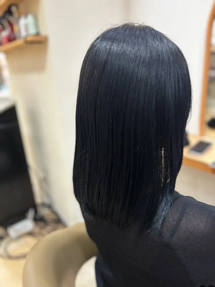 ミディアム ヘアカラー トリートメント 工藤 榛透のヘアスタイル