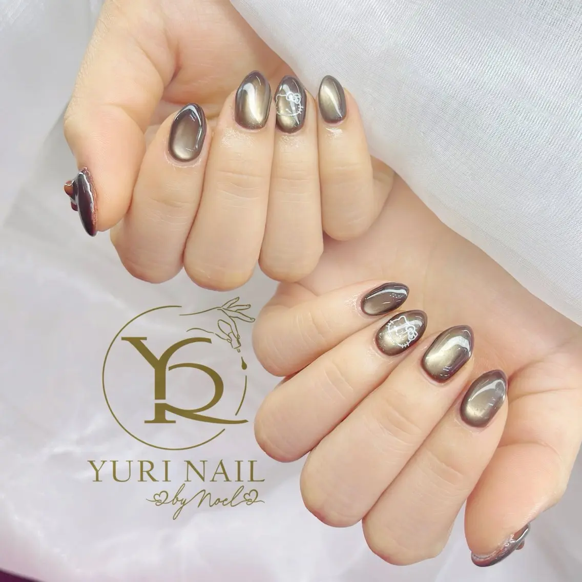 ネイル チークネイル フットネイル フレンチネイル グラデーション キラキラネイル ハンドネイル フットネイル ハンドケア YURI Nail Funabashiのネイルデザイン