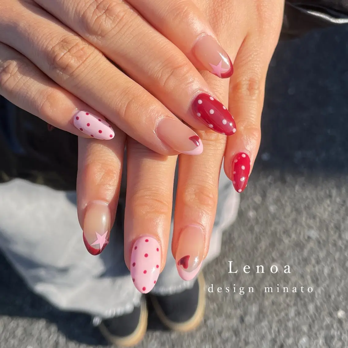 ネイル ハンドネイル Lenoa minatoのネイルデザイン