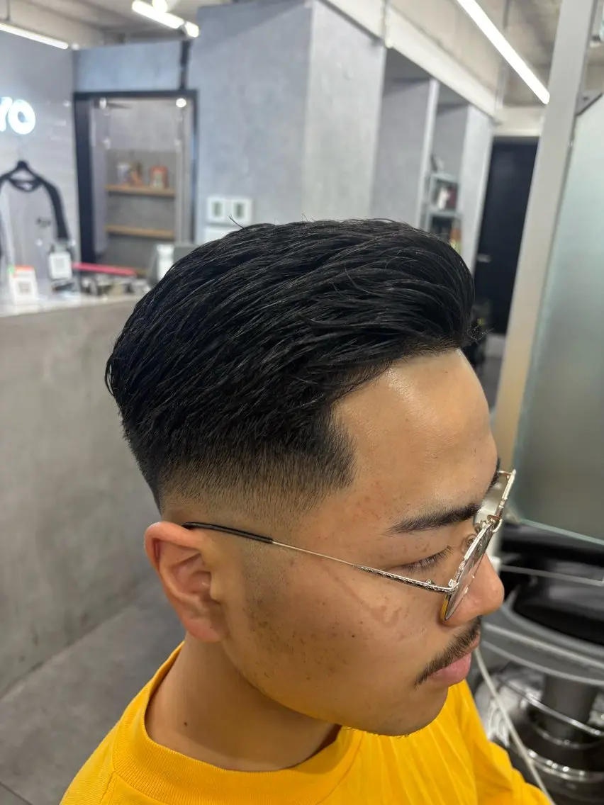 ショート メンズ カット パーマ 本間 颯太のヘアスタイル