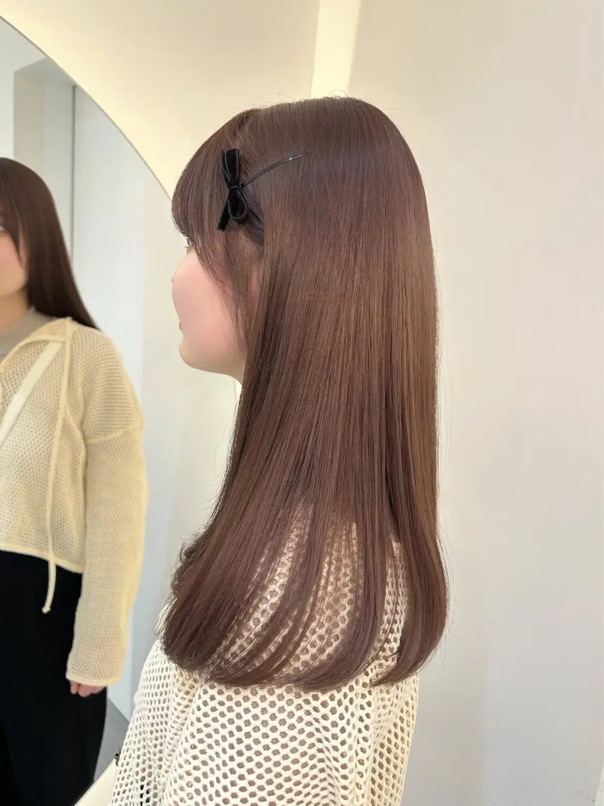 セミロング カラー ヘアアレンジ カット ヘアカラー ママ美容師 YUIのヘアスタイル