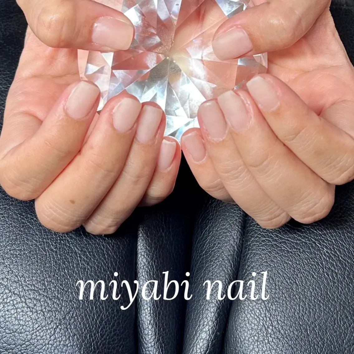 ネイル ジェルネイル マットネイル 持ち込み オフィスネイル スクエアネイル ハンドネイル miyabi nail 桂川駅近くのネイルデザイン