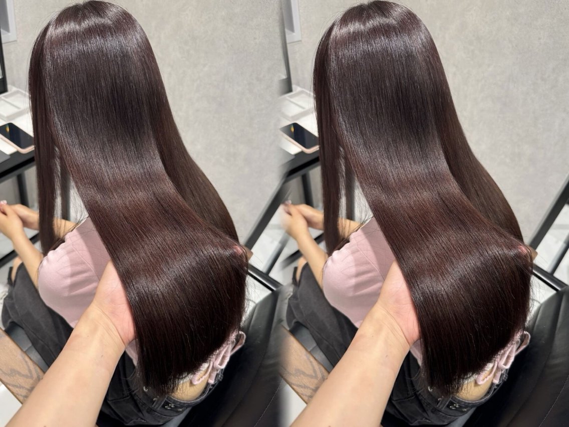 カラー ヘアカラー トリートメント 透明感カラー/マツパ /マツエク🎀はなのヘアスタイル