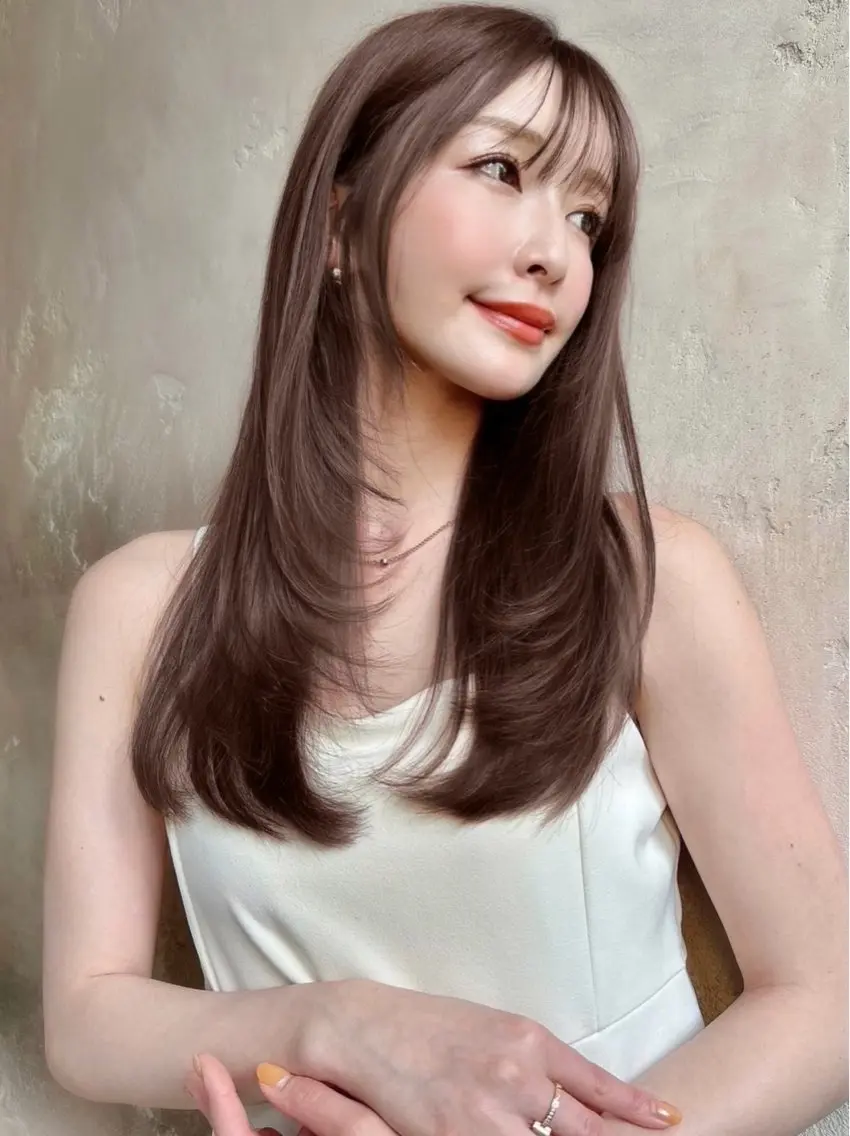 似合わせカット＋前髪ストレート＋1STEP髪質改善トリートメントの写真