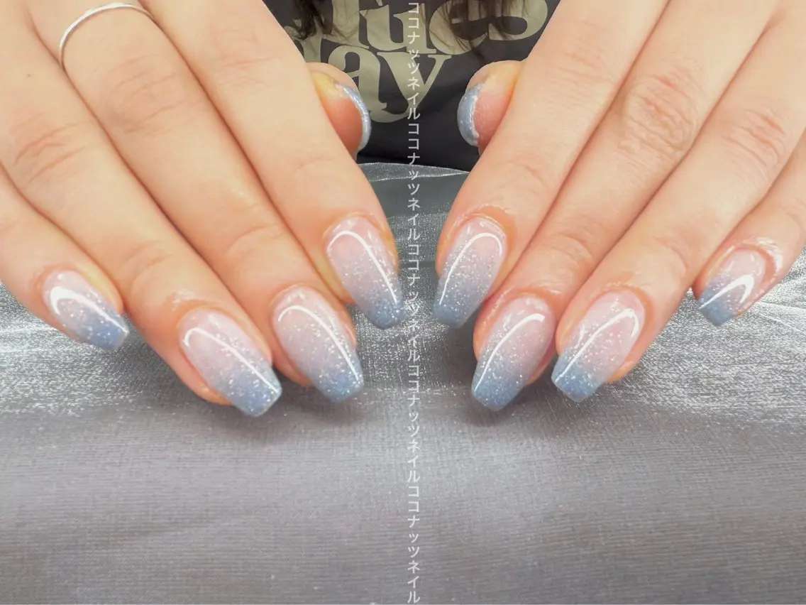 ネイル HOSHINO NAIL_長さだしのネイルデザイン