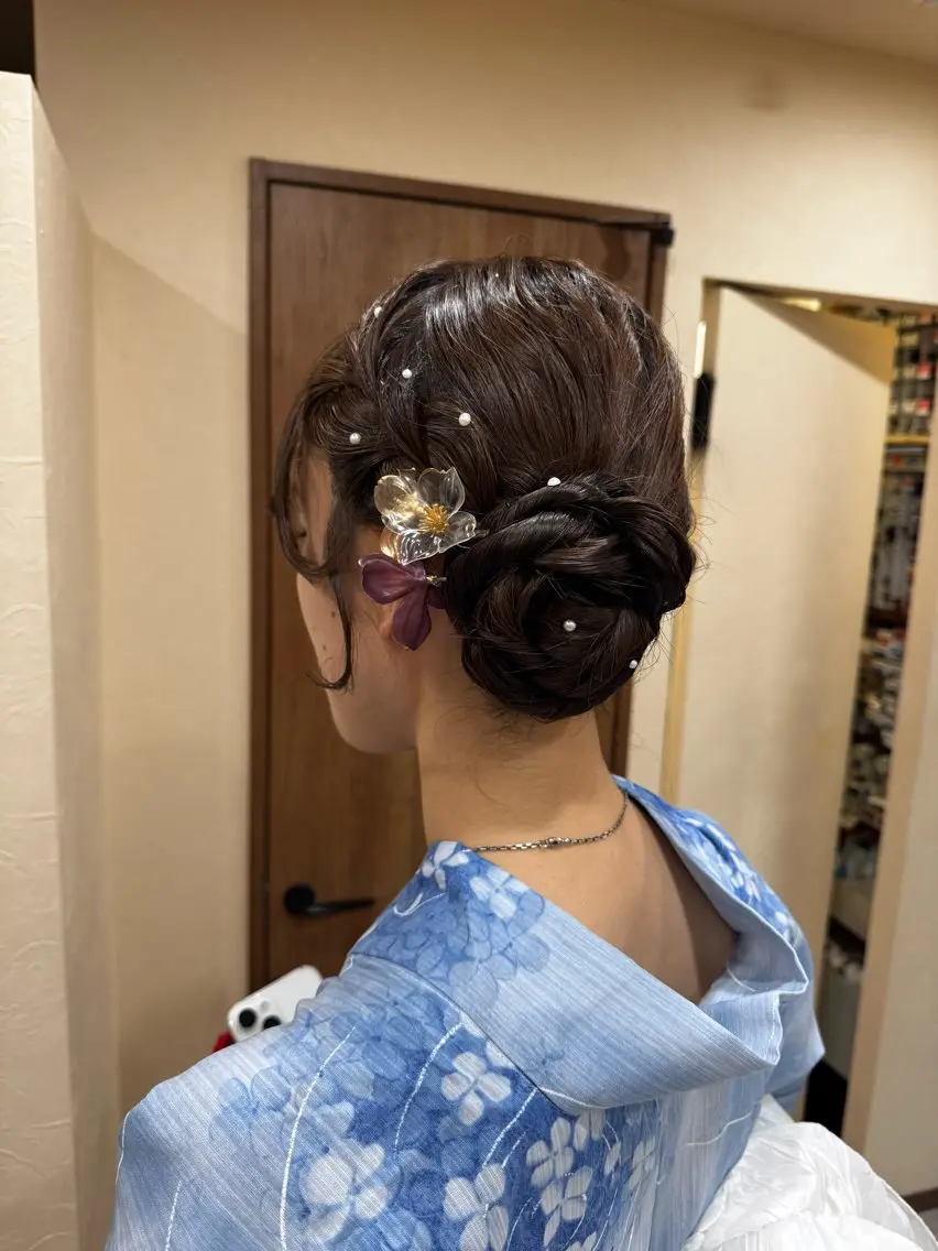 セミロング ヘアアレンジ✨ますだ むなのヘアスタイル