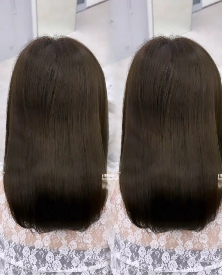 ミディアム 髪質改善 トリートメント トリートメント COCO_kaho カラー/髪質改善のヘアスタイル