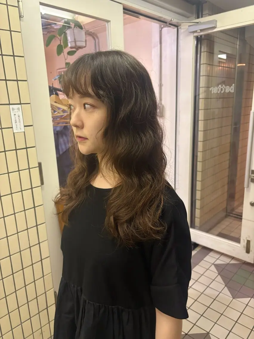 ロング パーマ カット パーマ kaito パーマ募集！🔵のヘアスタイル