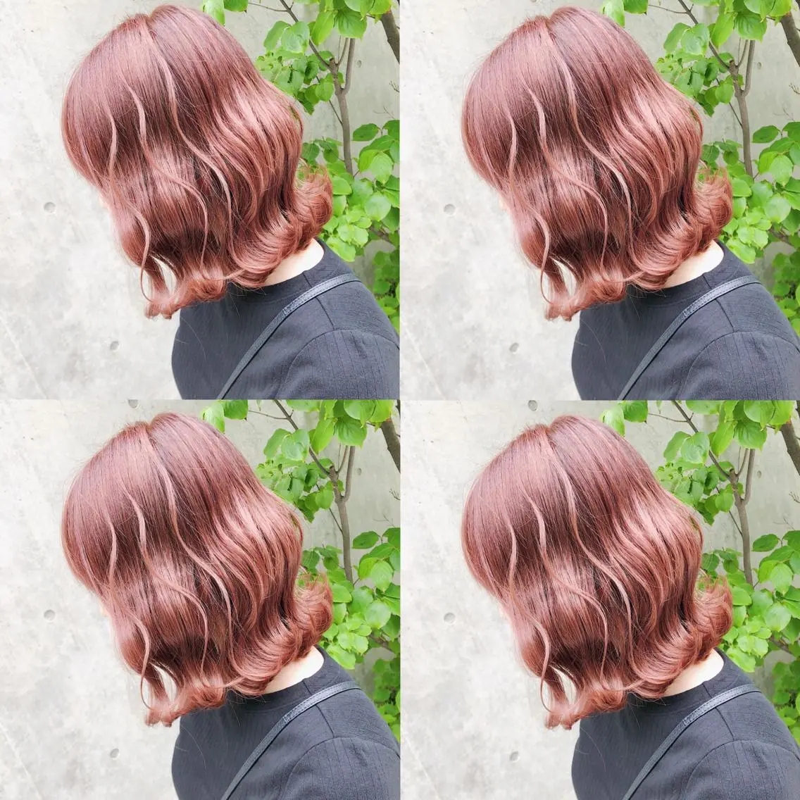 ミディアム カラー ヘアアレンジ メンズ キッズ ヘアカラー トリートメント 💟Chloe原宿店 🩶ハイトーンのヘアスタイル