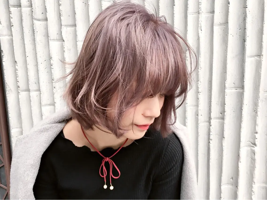 ミディアム カラー ハイトーンカラー SUZUKI KEISUKEのヘアスタイル