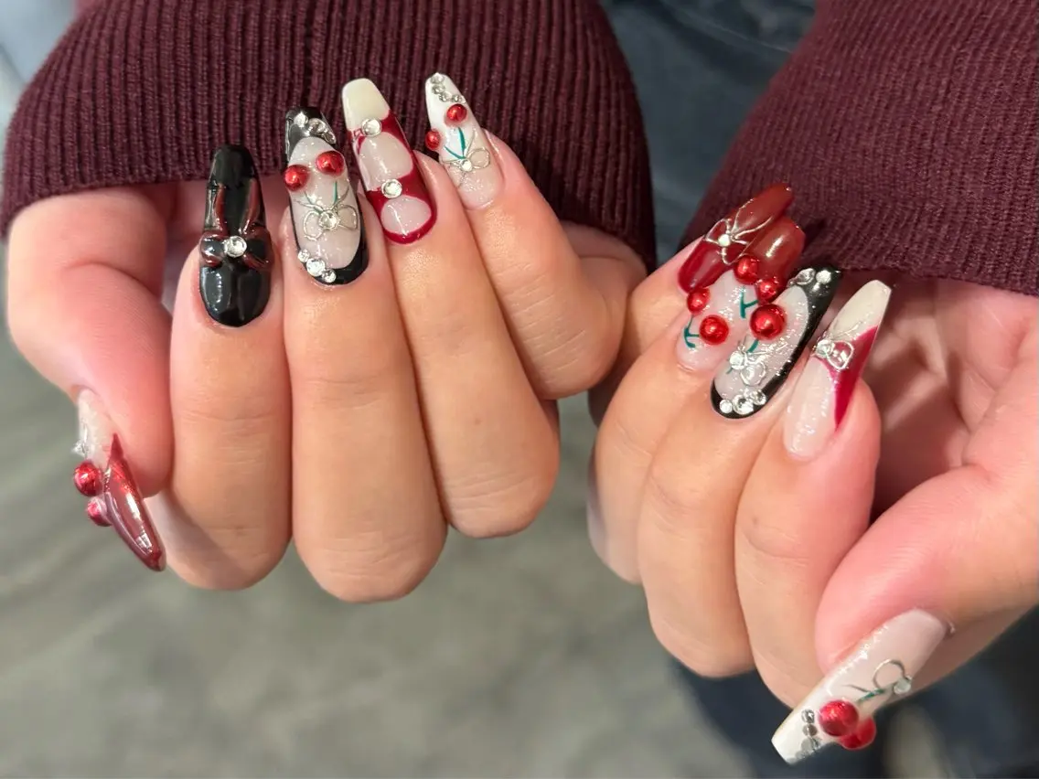 ネイル スカルプネイル ハンドネイル Mnailsalon フィルイン対応サロンのネイルデザイン