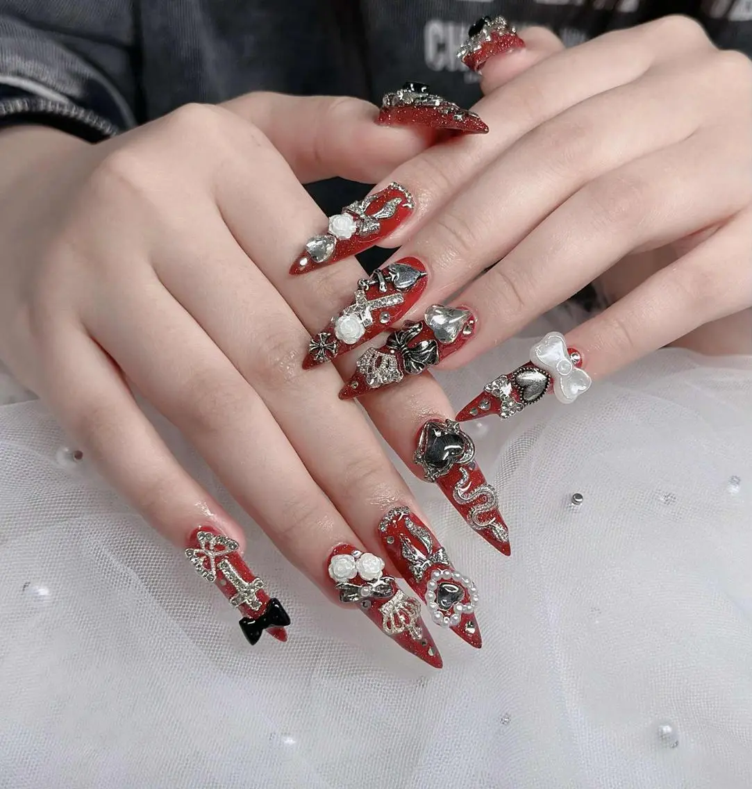 ネイル フレンチネイル ジェルネイル ハロウィン 韓国ネイル マグネットネイル ハンドネイル neco H.babynailのネイルデザイン