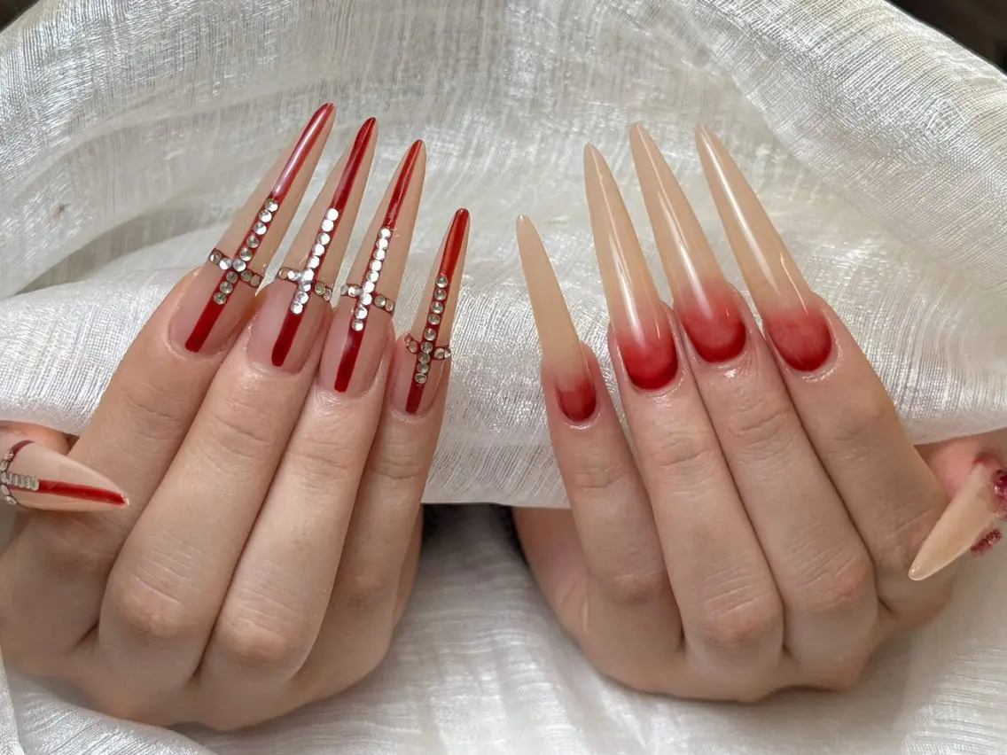 ネイル アートネイル 成人式 ジェルネイル ニュアンスネイル 夏ネイル ハンドネイル Jenn Nail Salonのネイルデザイン