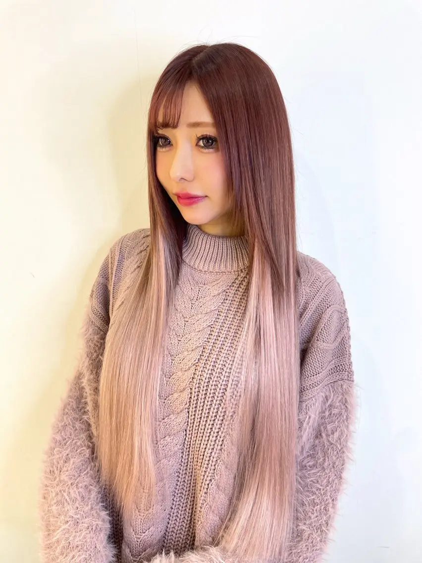 ロング カラー ヘアアレンジ カット ヘアカラー トリートメント 髪質改善/縮毛矯正 RYOのヘアスタイル