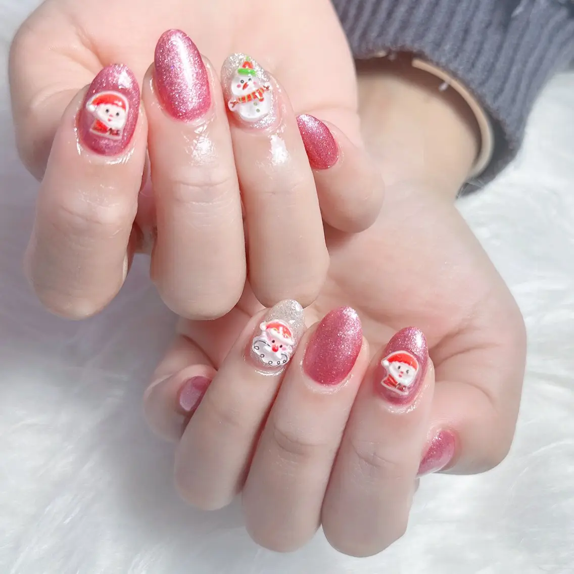 ネイル キラキラネイル 韓国ネイル ネイルチップ ワンホンネイル ハンドネイル Chan Nail Salonのネイルデザイン
