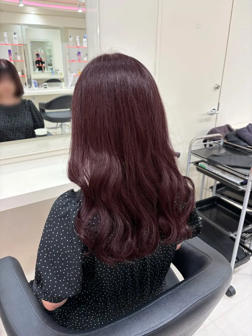 カラー ヘアカラー 暖色ガーリーヘア🎀 MEARI🩰のヘアスタイル