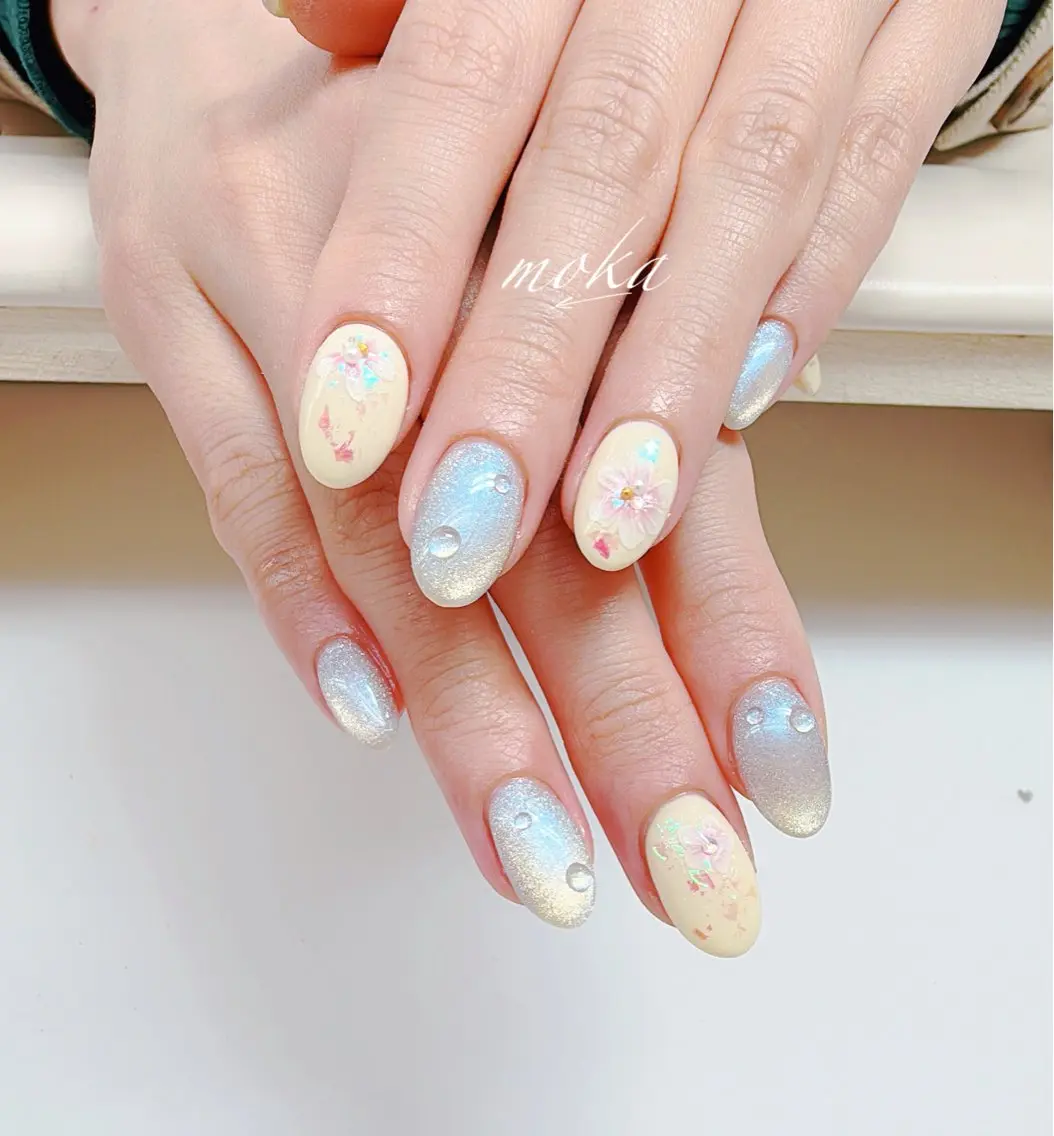 ネイル ハンドネイル ハンドケア 胡蝶蘭レディースサロ ンNailMOKAのネイルデザイン
