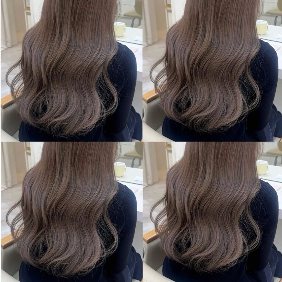 ロング カラー ベージュカラー ブリーチ ケアブリーチ 透明感カラー ダブルカラー 大人艶髪&Wカラー ✨髪質改善のアユカのヘアスタイル
