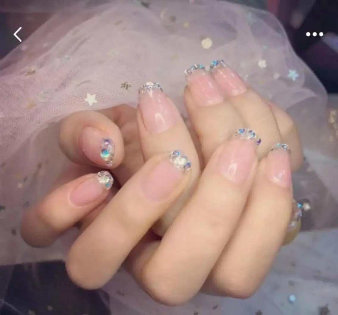 ★ハンドフレンチorガラスフレンチ★➕ドライケア(ソフトオフ込み)の写真