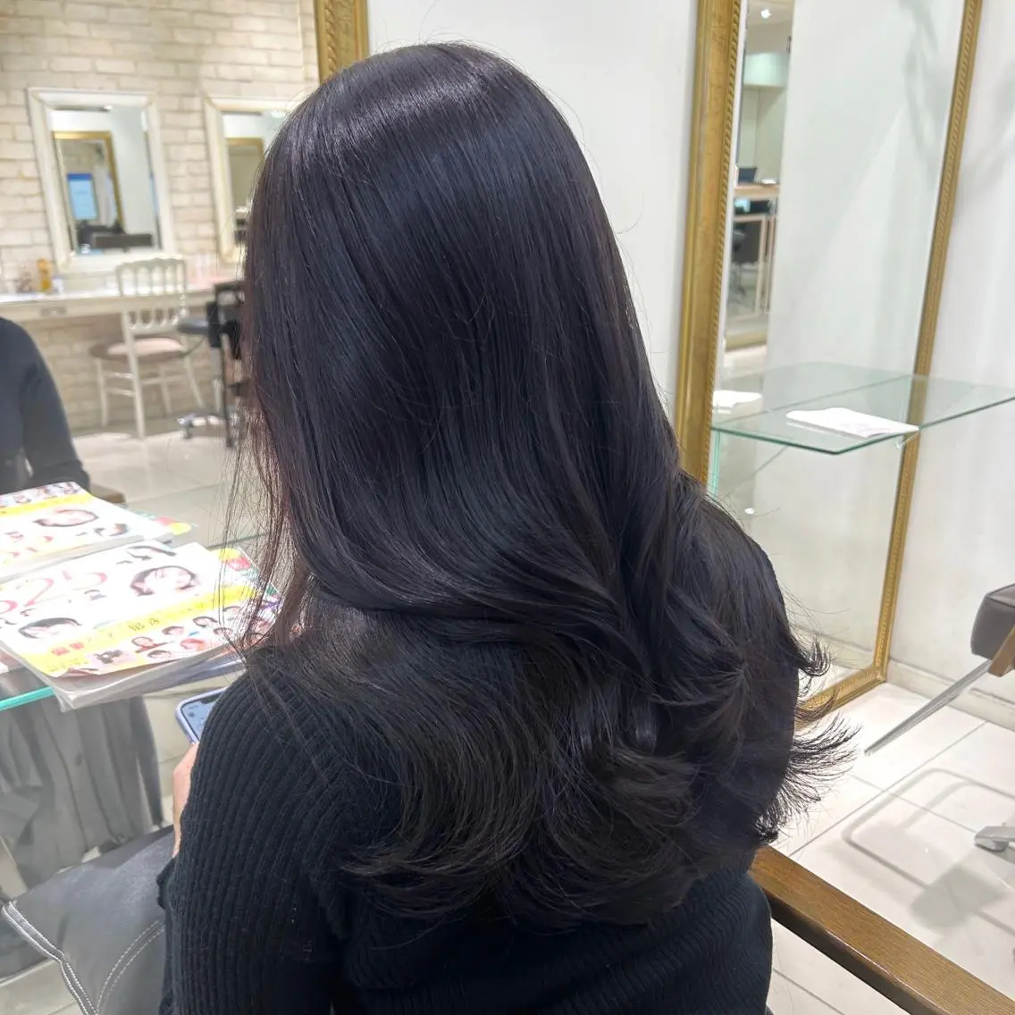 ロング カラー 透明感カラー 古山 結季🌙🖤のヘアスタイル