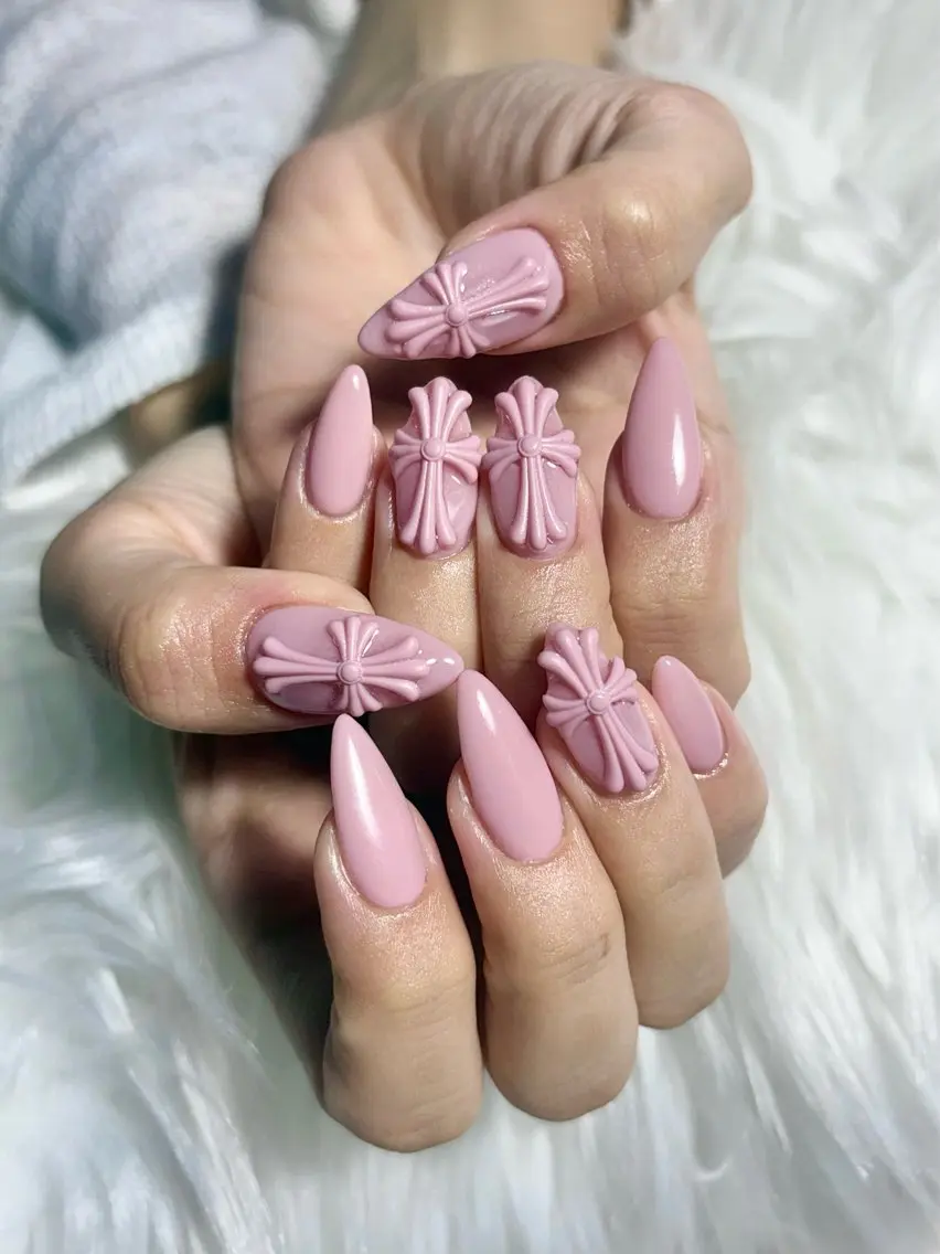 ネイル ピンク ピンクベージュ ハンドネイル haac nailsのネイルデザイン