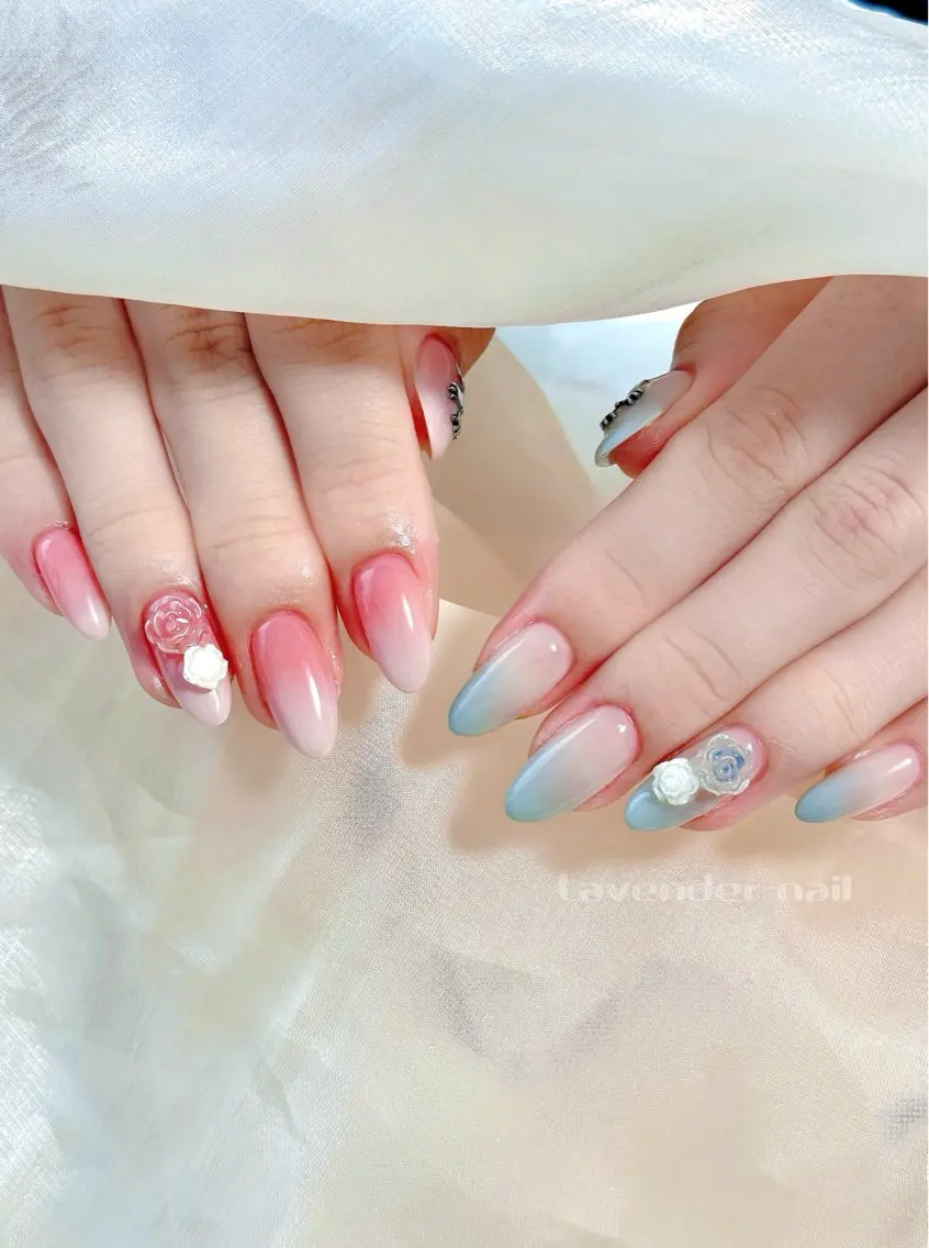 ネイル ハンドネイル Lavender nail·中島公園のネイルデザイン