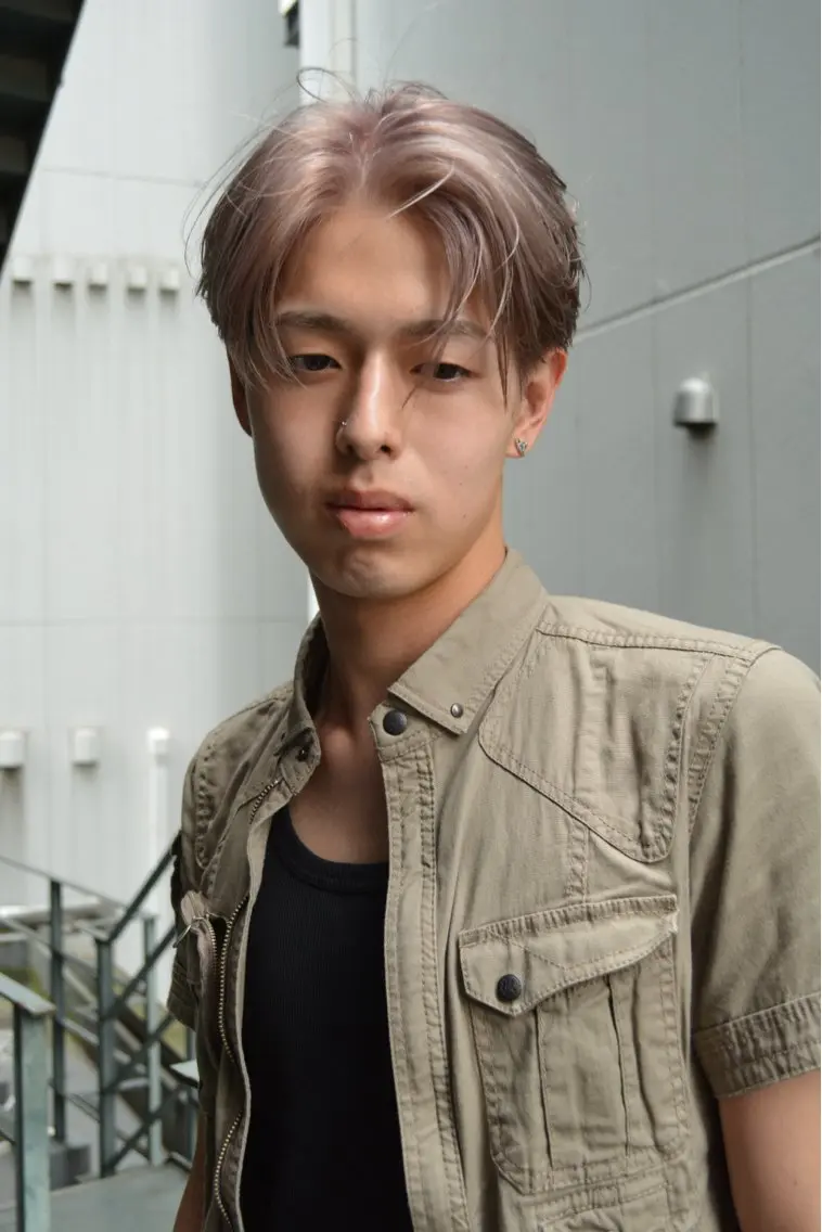 カラー メンズ ヘアカラー fifth 小尾 優然のヘアスタイル