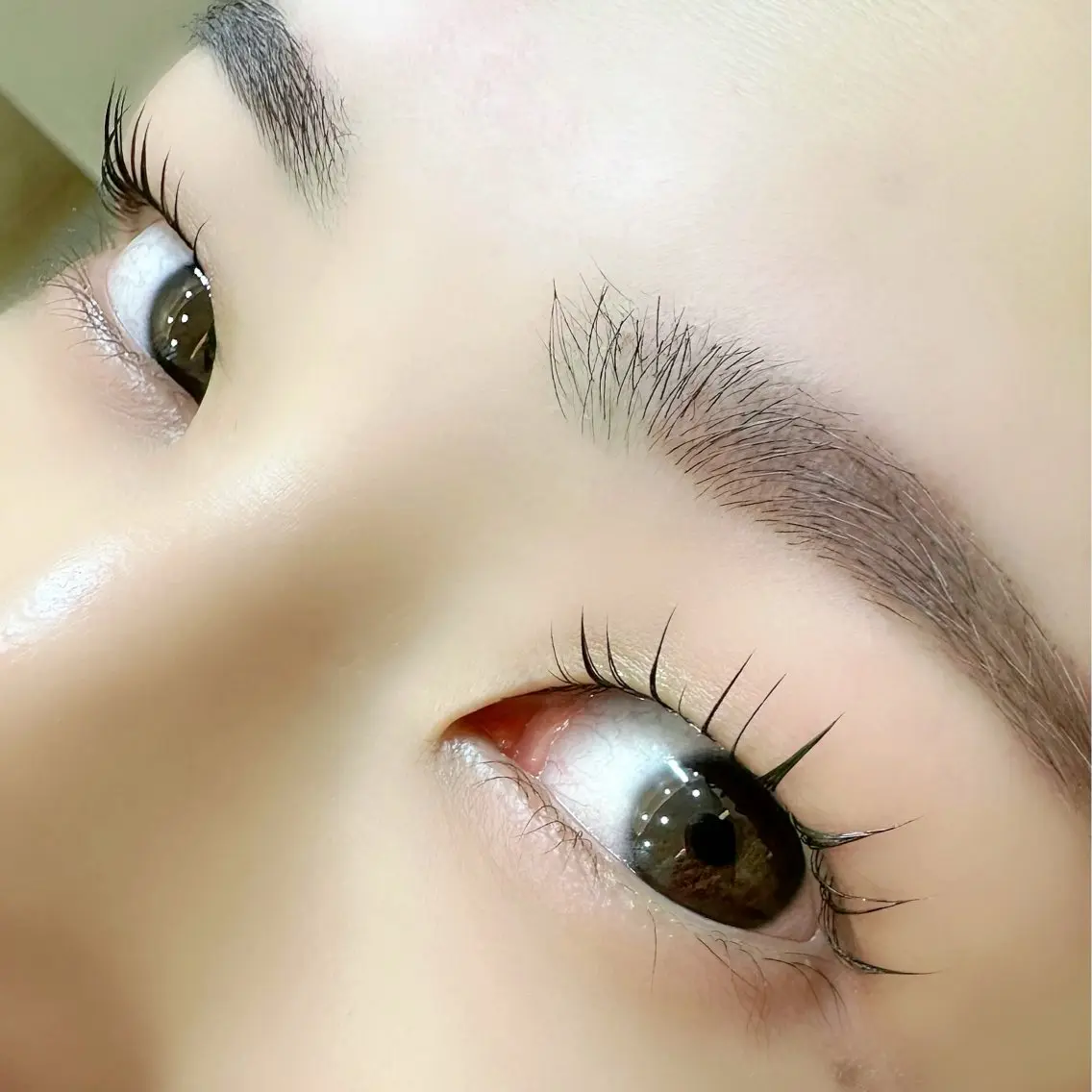 マツエク・マツパ 一重×まつ毛パーマ マツパ OPS hair ミクのマツエク・マツパデザイン