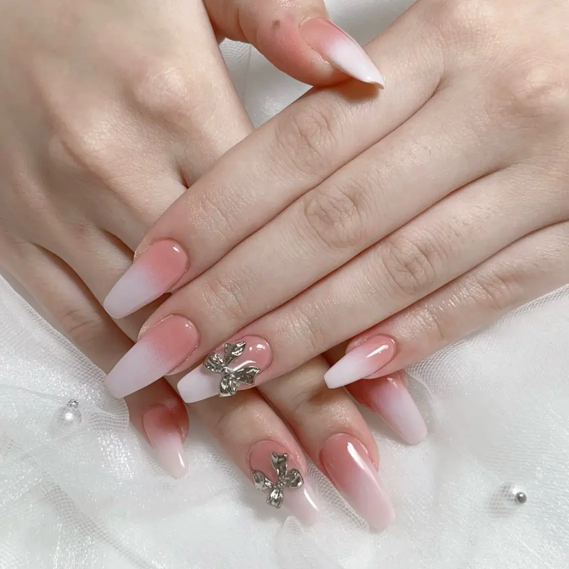 メンズ ネイル グラデーション ハンドネイル Nail salon 木にいるのネイルデザイン