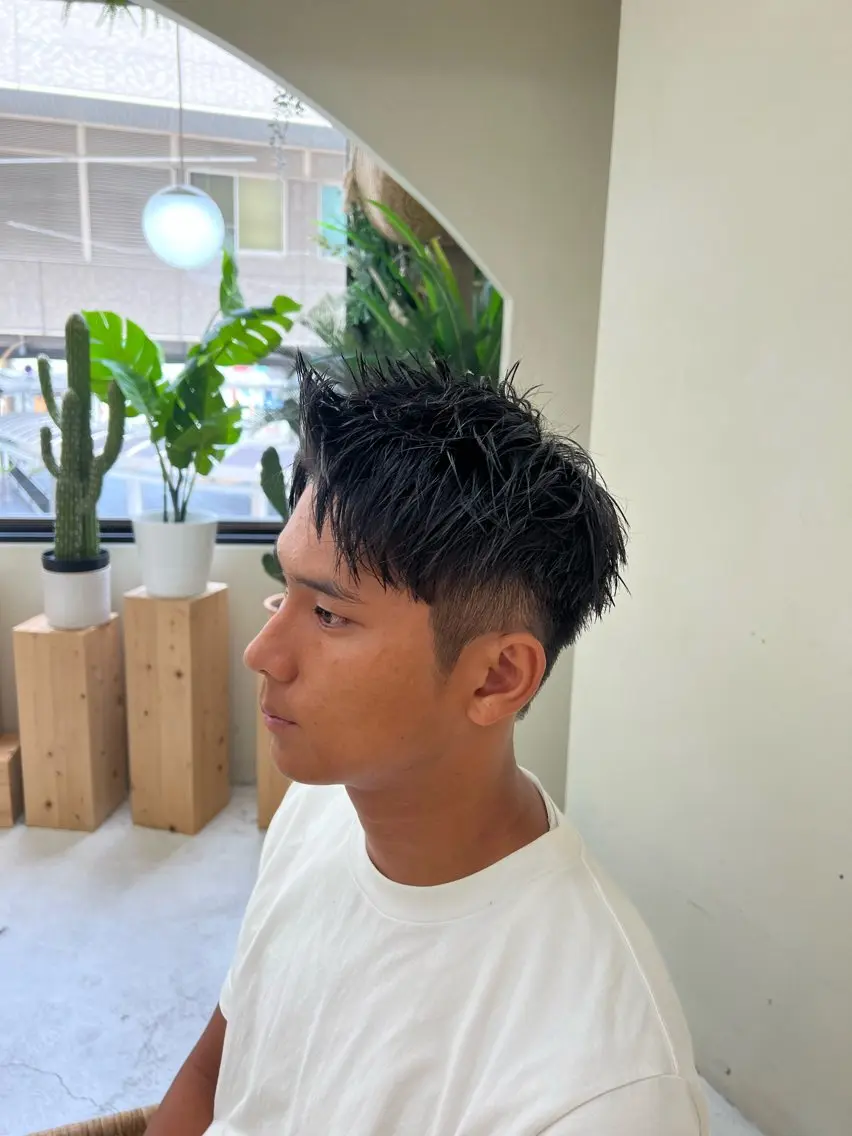 🏀men’s 🏀カット＋眉カットの写真