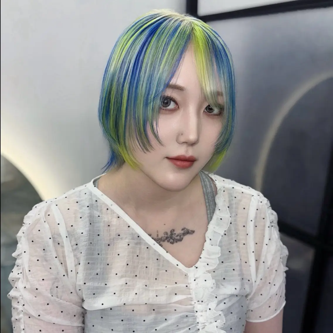 ミディアム カラー ヘアカラー Ren. 🦋デザインカラーのヘアスタイル
