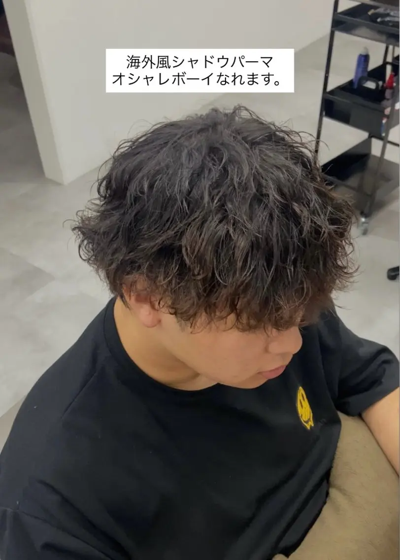 パーマ メンズ メンズパーマ カット パーマ MEN'S HAIR 沖  大雅のヘアスタイル