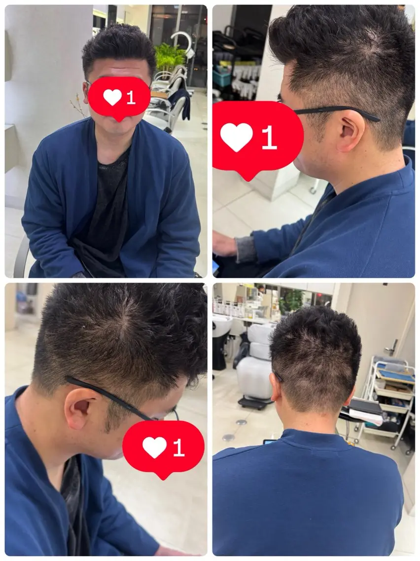 メンズ メンズパーマ タカハシ リナのヘアスタイル