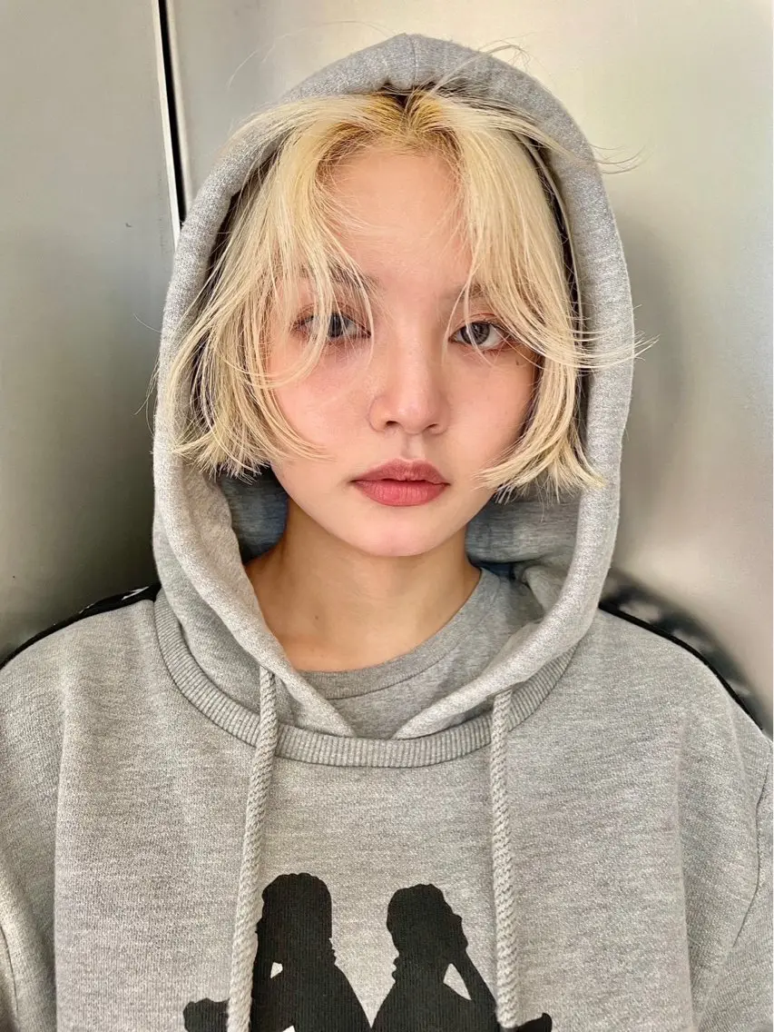 カラー ness 一花のヘアスタイル