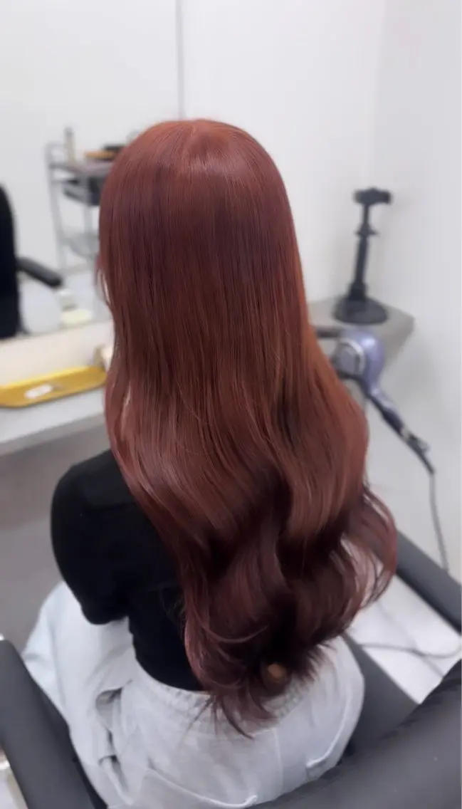 カラー ヘアカラー 韓国レイヤー艶カラー ブリーチ otohaのヘアスタイル