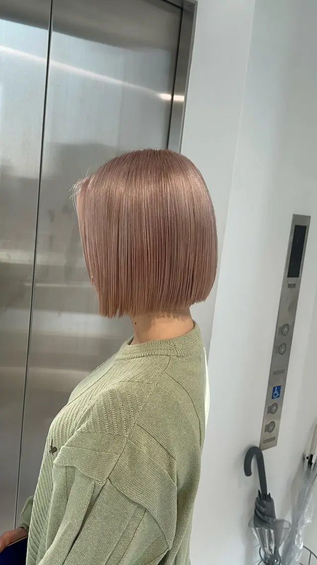 ショート カラー カット ヘアカラー トリートメント 赤みゼロ/透明感 カラー🌿KANTAのヘアスタイル