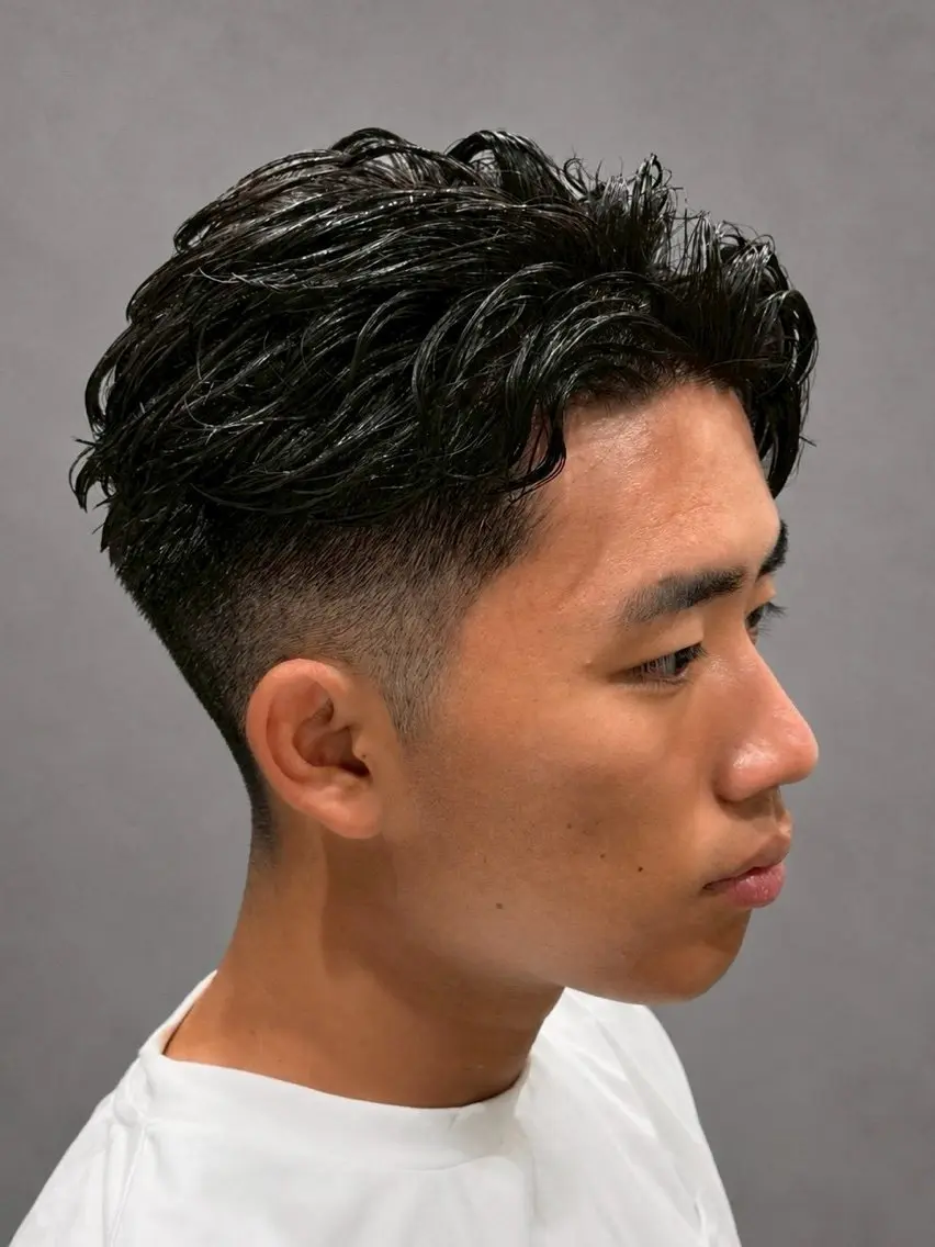 ショート パーマ 平井 沖昌のヘアスタイル