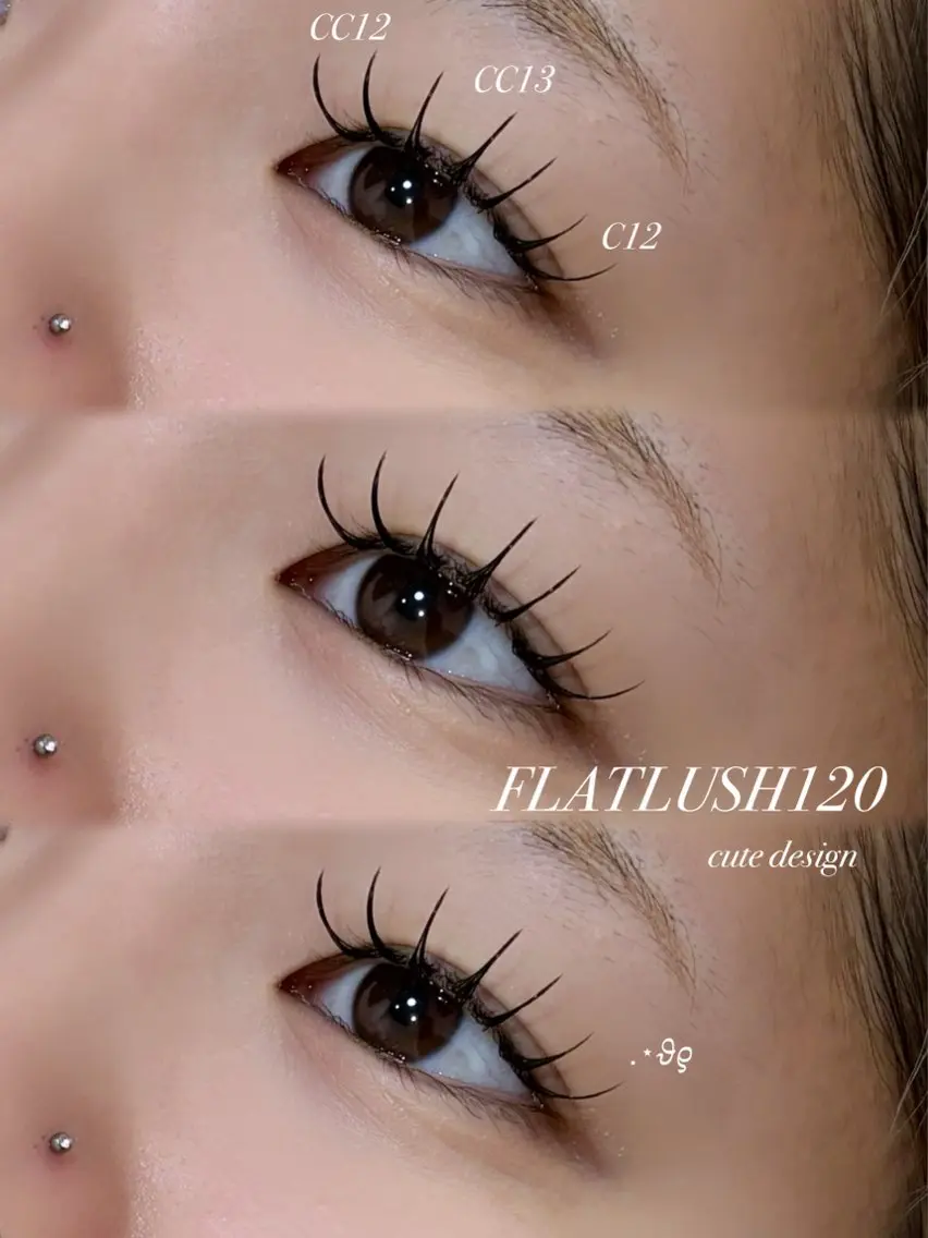 マツエク・マツパ フラットラッシュ CreBiA🎀 ayaのマツエク・マツパデザイン