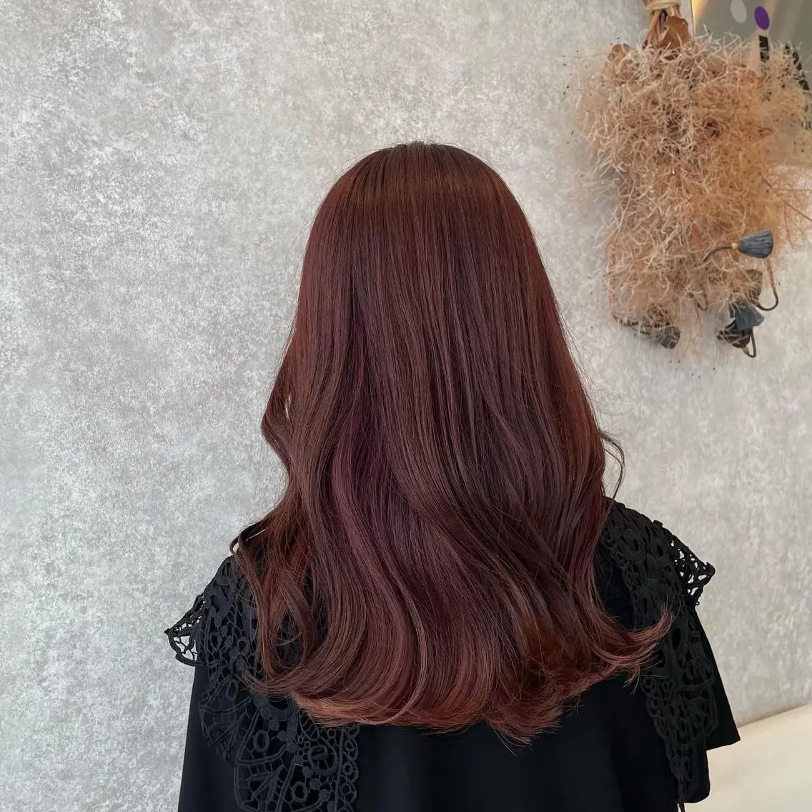ロング カラー インナーカラー ラベンダーカラー ラベンダーピンク ピンクカラー たなか りなのヘアスタイル