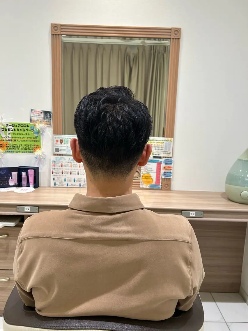 メンズ ビジネス モデル募集中 松原京のヘアスタイル