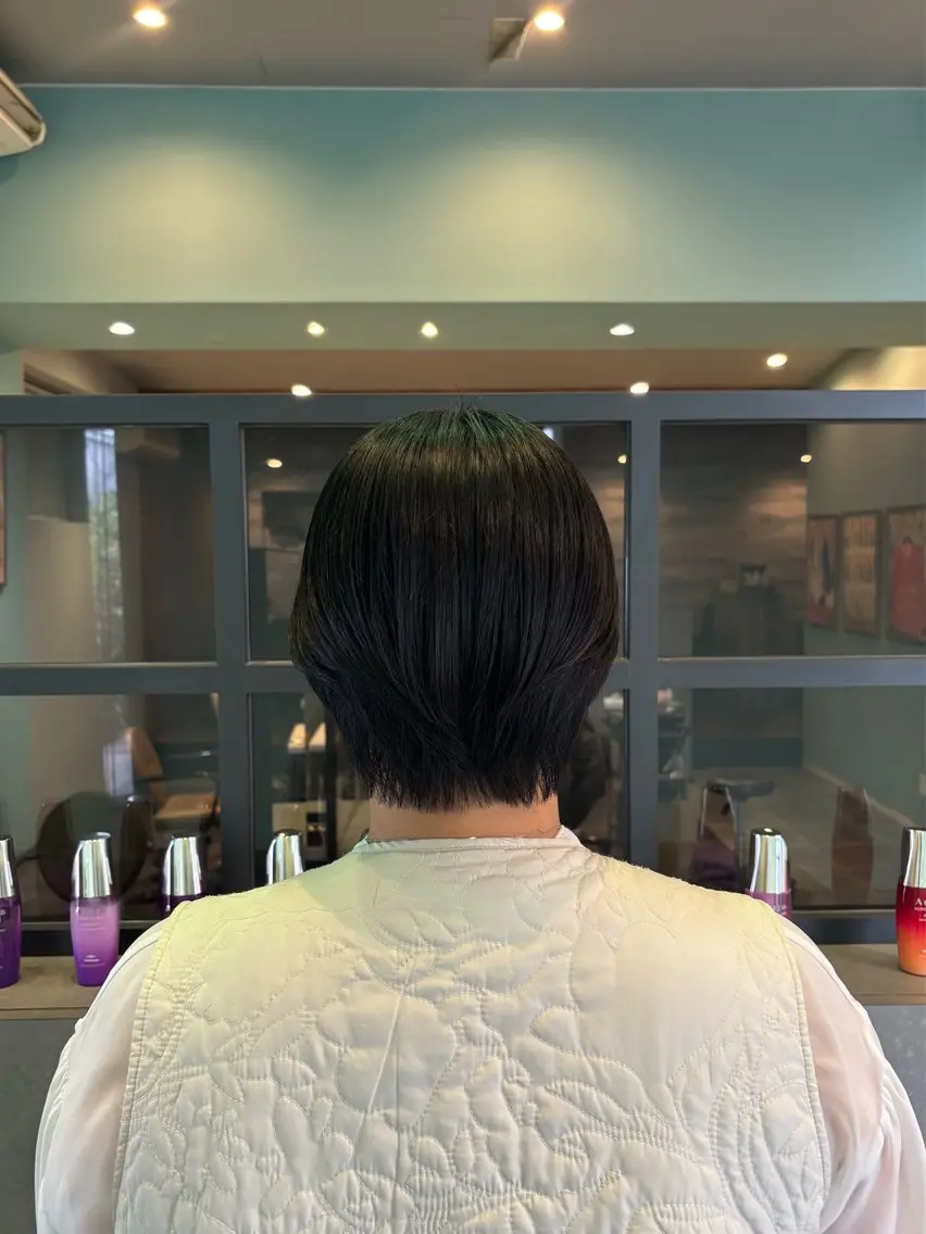 ショート ショートヘア カット 🫧古田 穂香🫧カットモデルのヘアスタイル