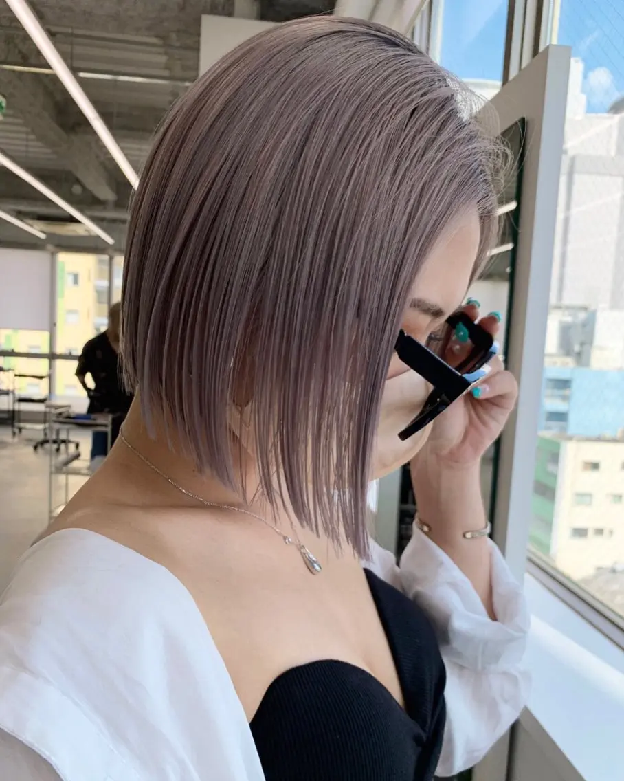 ショート カラー 齋藤 梨乃のヘアスタイル