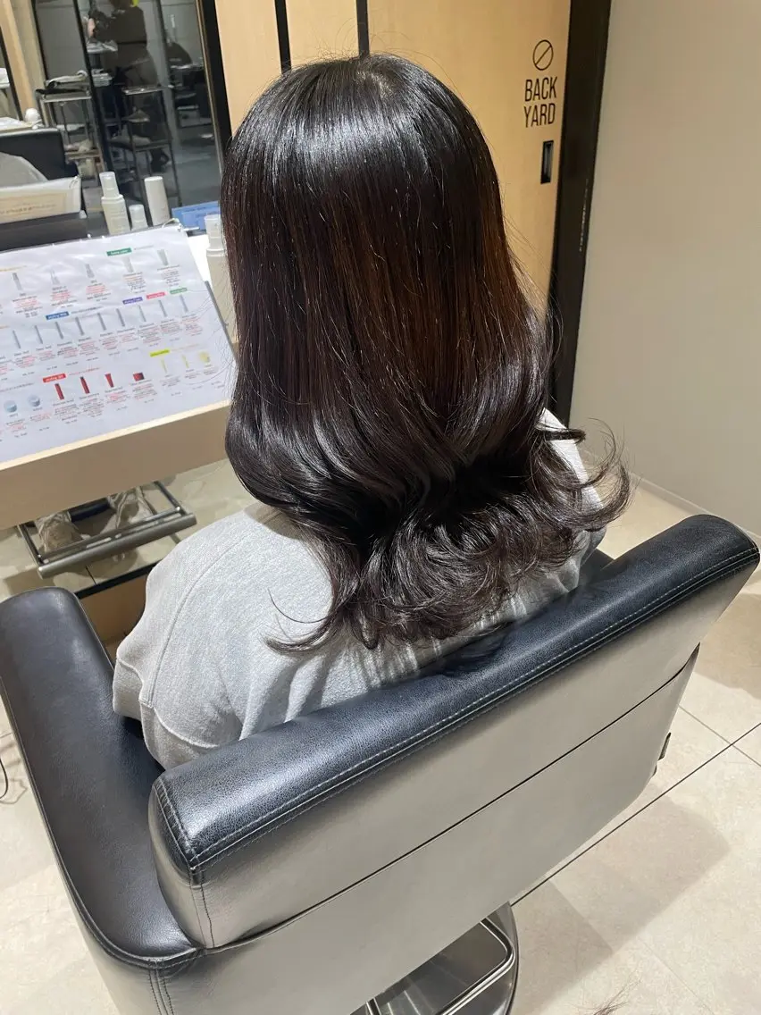 セミロング カラー パーマ ヘアアレンジ 8HAIR / MAYUのヘアスタイル