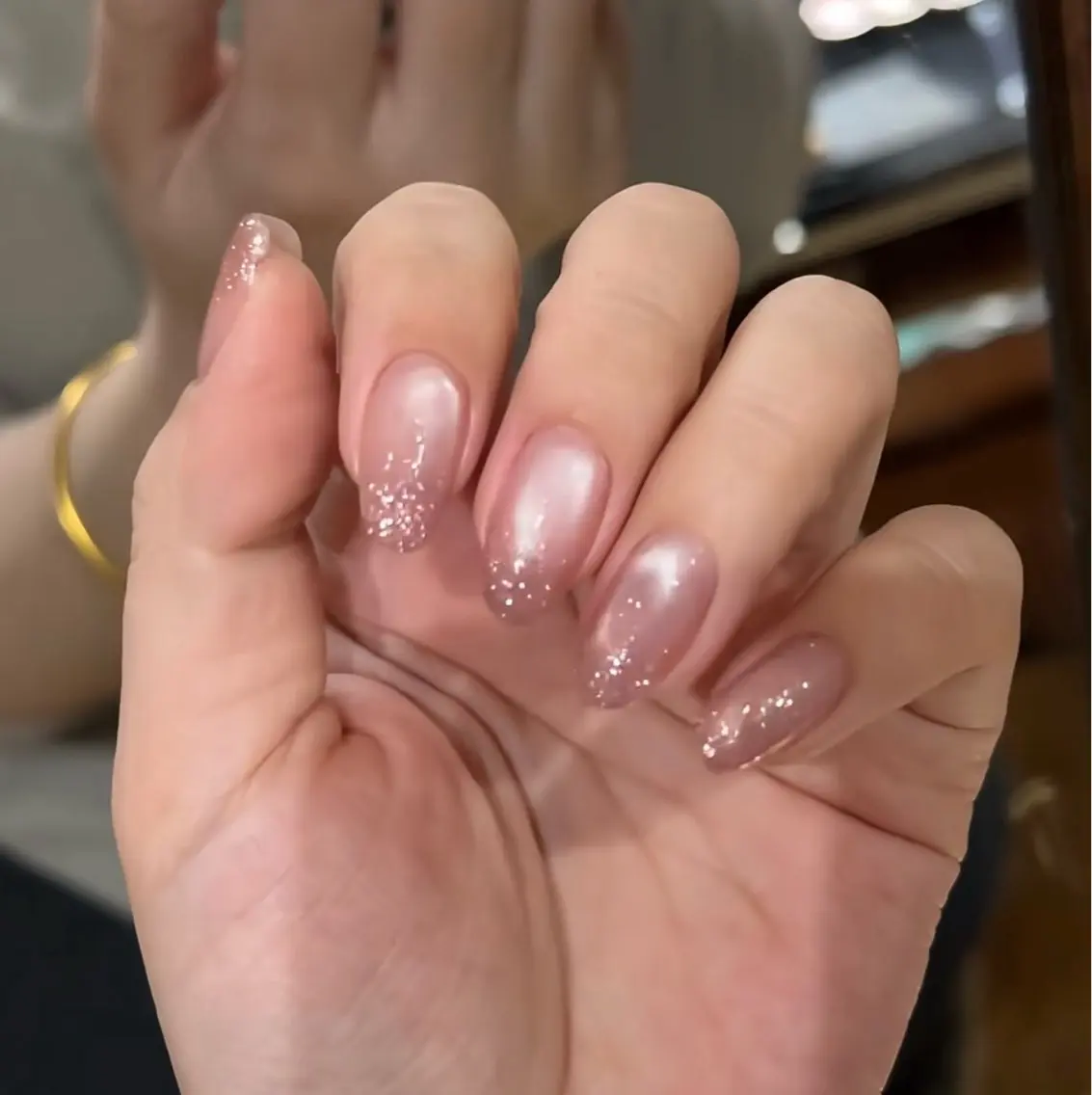 【自爪】水光マグ+フラッシュグラデーorラメグラ¥7280の写真