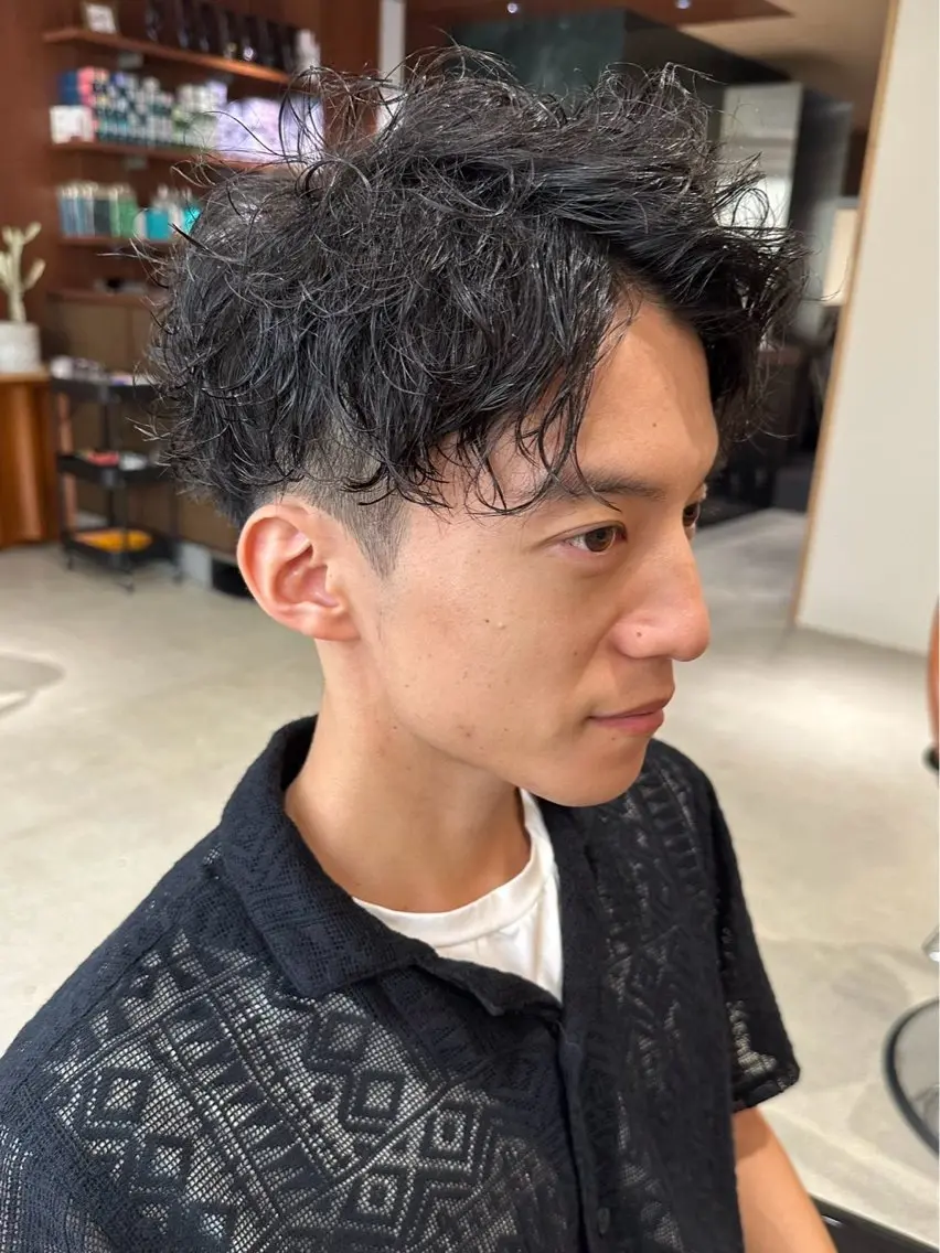 カット+パーマ(ツイストスパイラル)の写真